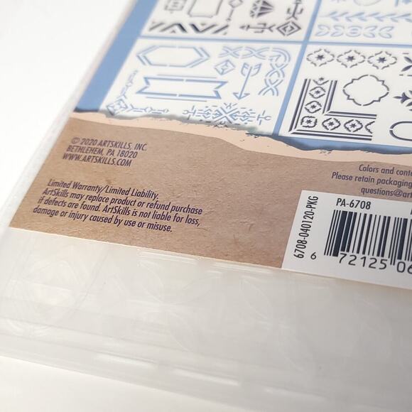 Border Stencils Crafters Closet Brand Paper Crafting Scrapbooking New in Package - Picture 6 of 7